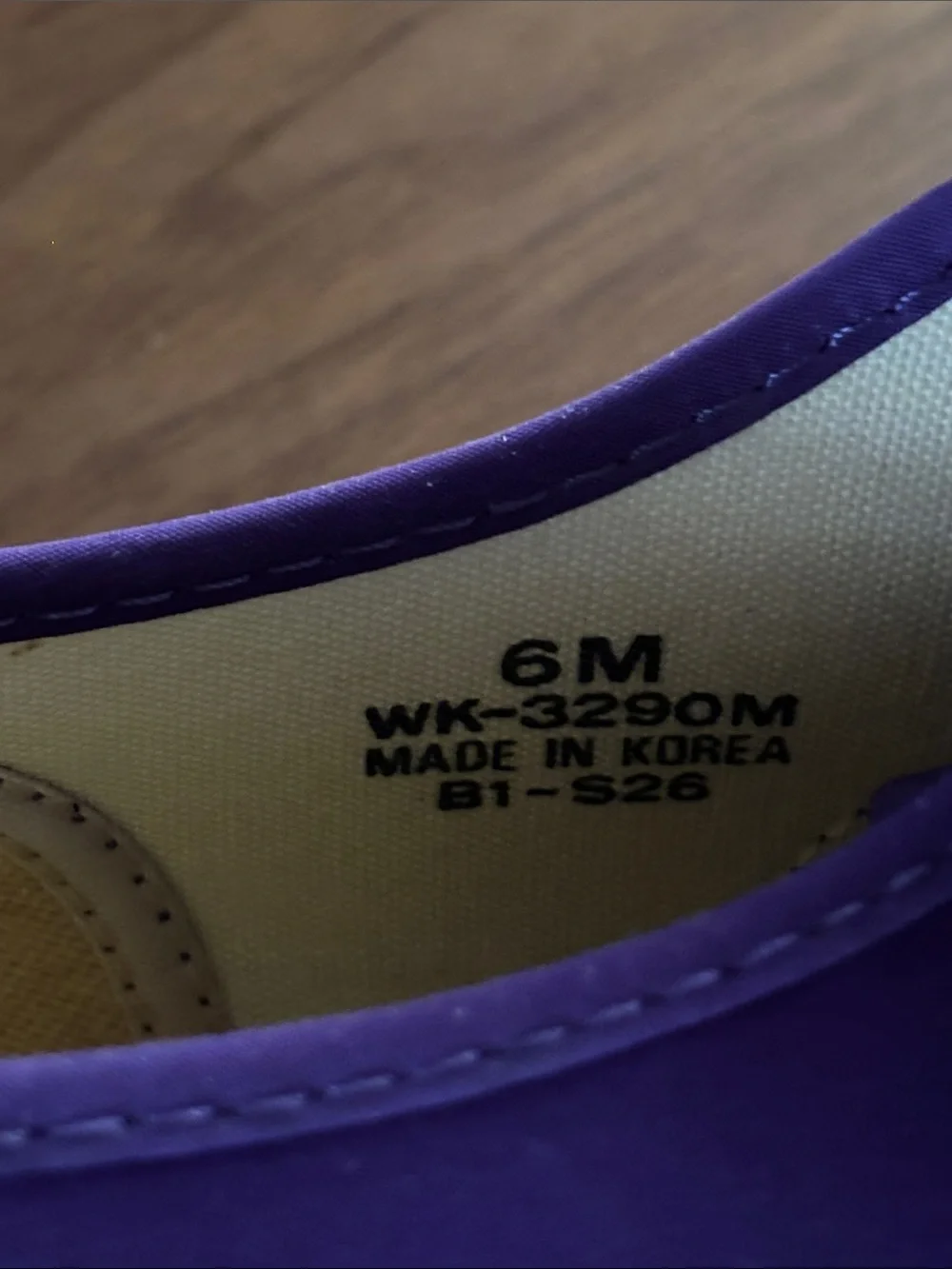 VINTAGE 90’S PURPLE OXFORD SNEAKERS